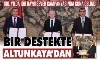 Altunkaya’dan eğitime tam destek