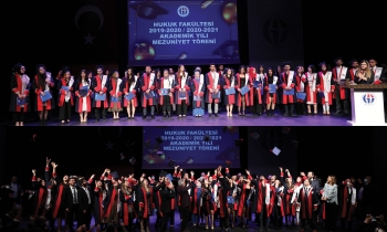 GAÜN Hukuk Fakültesi’nde mezuniyet sevinci