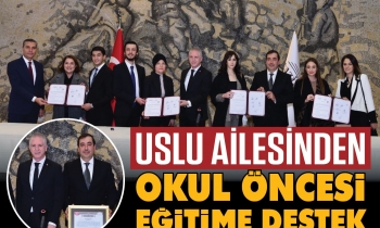 Uslu ailesinden 8 derslikli anaokulu