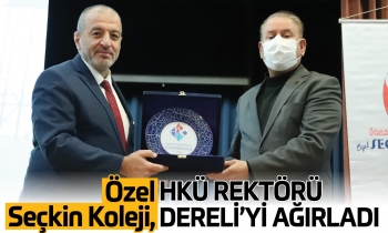 Özel Seçkin Koleji, HKÜ Rektörü Dereli’yi ağırladı