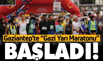 Gaziantep'te "Gazi Yarı Maratonu" başladı