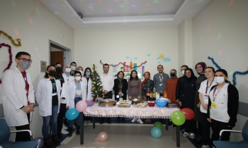 GAÜN Hastanesi’nde çocuklar için yılbaşı etkinliği düzenlendi