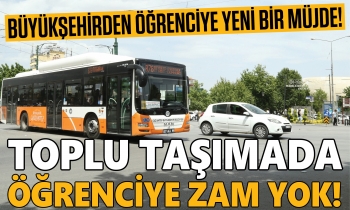 Toplu taşımada öğrenciye zam yok!