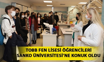 TOBB FEN LİSESİ ÖĞRENCİLERİ SANKO ÜNİVERSİTESİ’NE KONUK OLDU