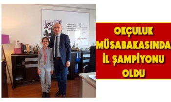 OKÇULUK MÜSABAKASINDA İL ŞAMPİYONU OLDU