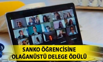 SANKO ÖĞRENCİSİNE OLAĞANÜSTÜ DELEGE ÖDÜLÜ