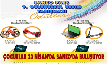ÇOCUKLAR 23 NİSAN'DA SANKO'DA BULUŞUYOR