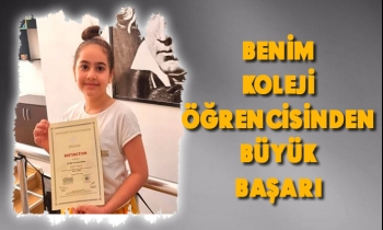 BENİM KOLEJİ ÖĞRENCİSİNDEN BÜYÜK BAŞARI