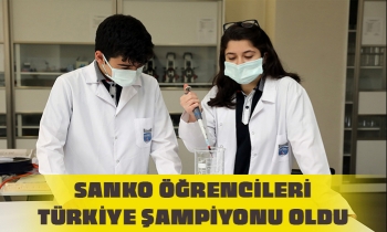 SANKO ÖĞRENCİLERİ TÜRKİYE ŞAMPİYONU OLDU