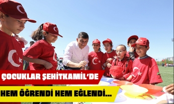 ÇOCUKLAR HEM ÖĞRENDİ HEM EĞLENDİ...