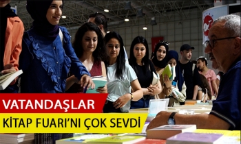 VATANDAŞLAR GAZİANTEP KİTAP FUARI’NI ÇOK SEVDİ