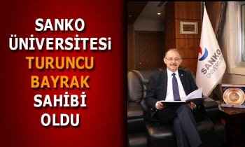 SANKO ÜNİVERSİTESİ TURUNCU BAYRAK SAHİBİ OLDU 