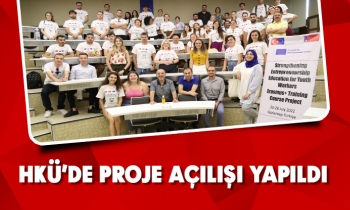 HKÜ’de Proje Açılışı Yapıldı