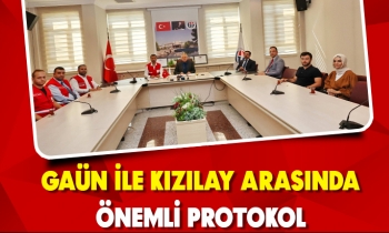 GAÜN İLE KIZILAY ARASINDA ÖNEMLİ PROTOKOL