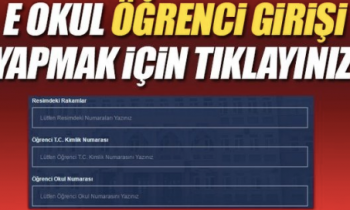 E okul öğrenci girişi ile ders notları sorgula! - İşte VBS giriş sistemi