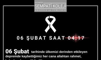 Sempati Koleji depremzede öğrencileri unutmadı!