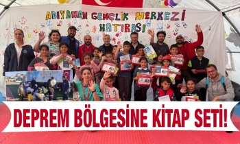 Deprem bölgesine kitap seti!