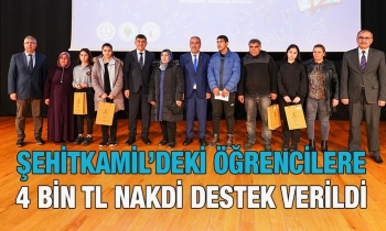 Şehitkamil’deki öğrencilere 4 bin tl nakdi destek verildi