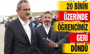 20 binin üzerinde öğrencimiz geri döndü