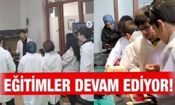 Eğitimler devam ediyor!   