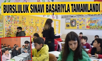       Bursluluk Sınavı başarıyla tamamlandı