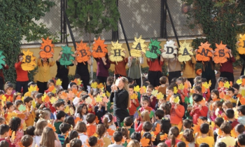 Gaziantep'te 290 öğrenci 45 öğretmenle Sonbahar Dansı