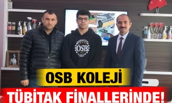 OSB Koleji TÜBİTAK finallerinde!