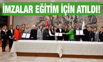 İmzalar eğitim için atıldı!