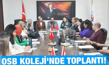 OSB Koleji'nde toplantı!