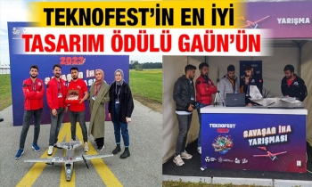 TEKNOFEST’in en iyi tasarım ödülü GAÜN’ün