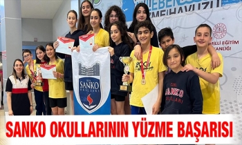 SANKO Okullarının yüzme başarısı