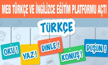 MEB Türkçe ve İngilizce eğitim platformu açtı