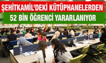 Kütüphanelerden 52 bin öğrenci yararlanıyor