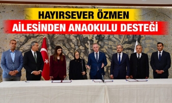Hayırsever Özmen Ailesinden Anaokulu Desteği