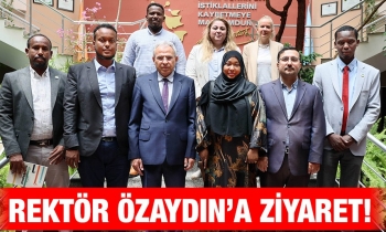 Rektör Özaydın’a ziyaret!
