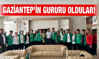 Gaziantep’in gururu oldular!
