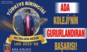 Ada  Koleji’nin  gururlandıran  başarısı!