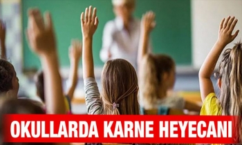    Okullarda karne heyecanı