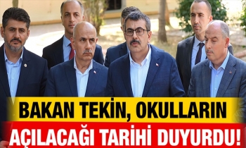 Bakan Tekin, okulların açılacağı tarihi duyurdu!