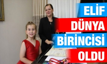 Elif, dünya birincisi oldu!