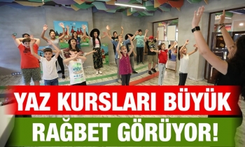 Yaz kursları büyük rağbet görüyor!