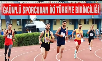 GAÜN’lü sporcudan iki Türkiye birinciliği