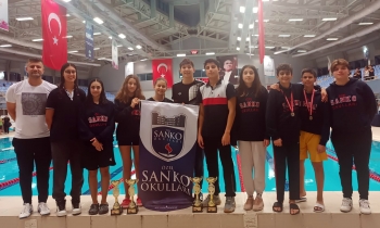 SANKO Okullarının yüzme başarısı