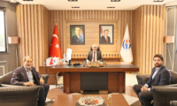 DMO müdürü Şahin’den rektör Doğan’a ziyaret
